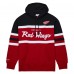 Detroit Red Wings Mitchell & Ness Red/Black Head Coach Pullover Hoodie
