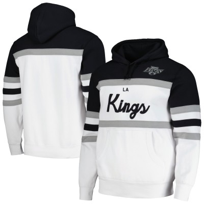 Толстовка Los Angeles Kings Mitchell & Ness Head Coach - White/Black