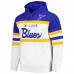 Толстовка St. Louis Blues Mitchell & Ness Head Coach - White/Blue