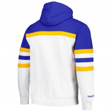 Толстовка St. Louis Blues Mitchell & Ness Head Coach - White/Blue