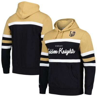 Толстовка Vegas Golden Knights Mitchell & Ness Head Coach - Black/Gold