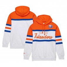 Толстовка New York Islanders Mitchell & Ness Head Coach - White/Orange