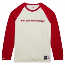 Футболка с длинным рукавом Detroit Red Wings Mitchell & Ness Legendary Slub Vintage Raglan - Cream