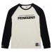 Футболка с длинным рукавом Pittsburgh Penguins Mitchell & Ness Cream Legendary Slub Vintage Raglan