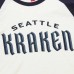 Футболка с длинным рукавом Seattle Kraken Mitchell & Ness Legendary Slub Vintage Raglan - Cream