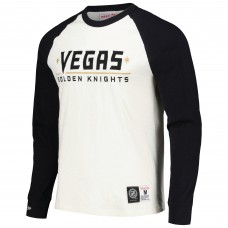 Футболка с длинным рукавом Vegas Golden Knights Mitchell & Ness Legendary Slub Vintage Raglan - Cream