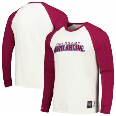 Футболка с длинным рукавом Colorado Avalanche Mitchell & Ness Legendary Slub Vintage Raglan - Cream