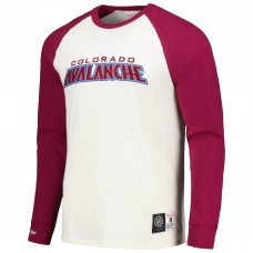 Футболка с длинным рукавом Colorado Avalanche Mitchell & Ness Legendary Slub Vintage Raglan - Cream