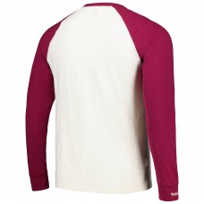 Футболка с длинным рукавом Colorado Avalanche Mitchell & Ness Legendary Slub Vintage Raglan - Cream