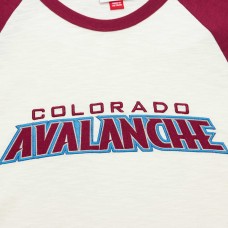 Футболка с длинным рукавом Colorado Avalanche Mitchell & Ness Legendary Slub Vintage Raglan - Cream