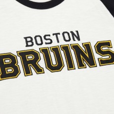 Футболка с длинным рукавом Boston Bruins Mitchell & Ness Legendary Slub Vintage Raglan - Cream