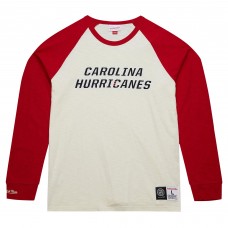 Футболка с длинным рукавом Carolina Hurricanes Mitchell & Ness Legendary Slub Vintage Raglan - Cream