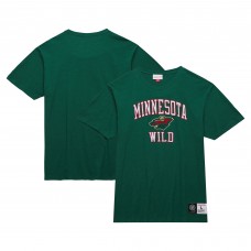 Футболка Minnesota Wild Mitchell & Ness Green Legendary Slub