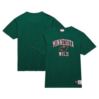 Футболка Minnesota Wild Mitchell & Ness Green Legendary Slub