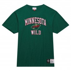 Футболка Minnesota Wild Mitchell & Ness Green Legendary Slub