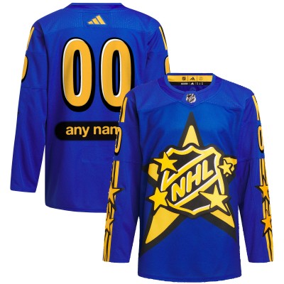 Именная игровая джерси 2024 NHL All-Star Game adidas x drew house Primegreen Authentic - Blue