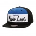 Toronto Maple Leafs Mitchell & Ness Black Retro Script Colorblock Snapback Hat