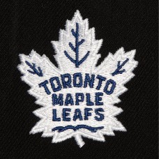 Toronto Maple Leafs Mitchell & Ness Black Retro Script Colorblock Snapback Hat