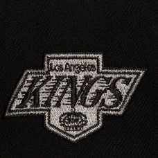Los Angeles Kings Mitchell & Ness Black Retro Script Colorblock Snapback Hat