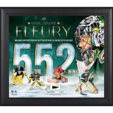 Marc-Andre Fleury Minnesota Wild Fanatics Authentic Framed 15 x 17 Second in Wins Collage with a Piece of Game-Used Puck - Limited Edition of 552 Marc-Andre Fleury Minnesota Wild Fanatics Authentic Framed 15 x 17 Second in Wins Collage with a Piece of Game-Used Puck - Limited Edition of 552