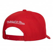 New Jersey Devils Mitchell & Ness Team Ground Pro Adjustable Hat - Red