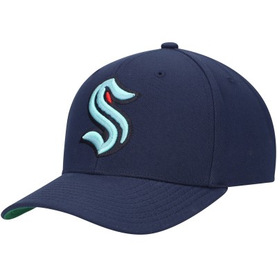 Бейсболка Seattle Kraken Mitchell & Ness Team Ground Pro - Deep Sea Blue