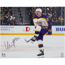 Kevin Fiala Los Angeles Kings Autographed Fanatics Authentic 16 x 20 Reverse Retro Jersey Celebrating Photograph