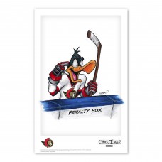 Ottawa Senators Daffy Duck 11 x 17 Looney Tunes Poster Print