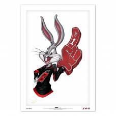 Carolina Hurricanes Bugs Bunny 24 x 36 Looney Tunes Limited Edition Fine Art Print