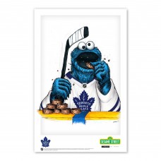 Toronto Maple Leafs Cookie Monster 11 x 17 Sesame Street Poster Print