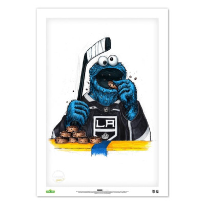 Постер Los Angeles Kings Cookie Monster 14" x 20"