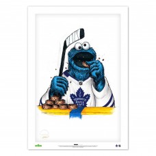 Toronto Maple Leafs Cookie Monster 14 x 20 Sesame Street Limited Edition Fine Art Print