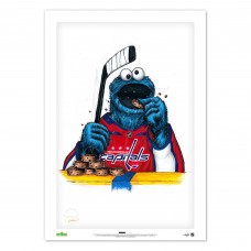 Washington Capitals Cookie Monster 24 x 36 Sesame Street Limited Edition Fine Art Print