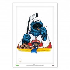 Florida Panthers Cookie Monster 24 x 36 Sesame Street Limited Edition Fine Art Print