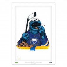 Buffalo Sabres Cookie Monster 24 x 36 Sesame Street Limited Edition Fine Art Print