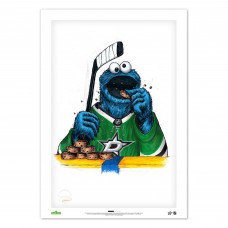 Dallas Stars Cookie Monster 24 x 36 Sesame Street Limited Edition Fine Art Print