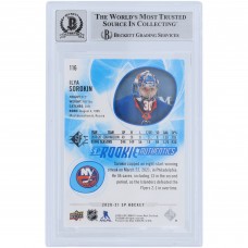 Ilya Sorokin New York Islanders Autographed 2020-21 Upper Deck SP Blue #116 Beckett Fanatics Witnessed Authenticated 9/10 Rookie Card