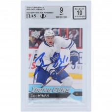 Zach Hyman Toronto Maple Leafs Autographed 2016-17 Upper Deck Series 1 Young Guns #222 Beckett Fanatics Witnessed Authenticated 9/10 Rookie Card