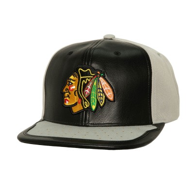 Бейсболка Chicago Blackhawks Mitchell & Ness Day One - Black/Gray