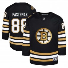 Игровая джерси David Pastrnak Boston Bruins Youth Home Premier Player - Black