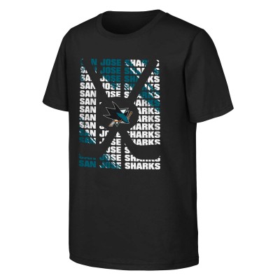 Футболка San Jose Sharks Youth Box - Black