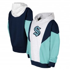 Толстовка Seattle Kraken Youth Champion League Fleece - Ash/Deep Sea Blue