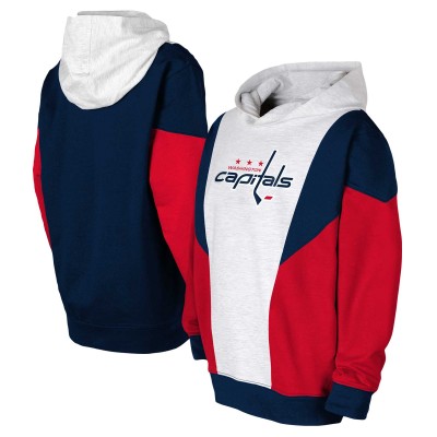 Толстовка Washington Capitals Youth Champion League Fleece - Ash/Navy