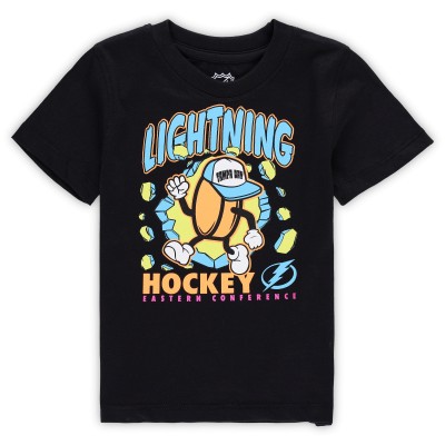 Футболка Toddler Tampa Bay Lightning Black Break Through