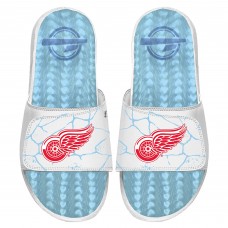 Detroit Red Wings ISlide Ice Gel Slide Sandals - White