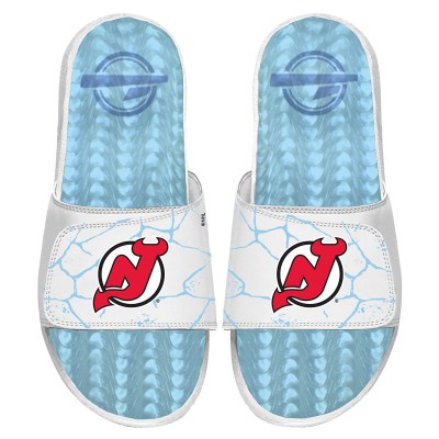 Шлепки New Jersey Devils ISlide Ice Gel - White