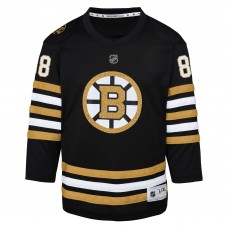 Игровая джерси David Pastrnak Boston Bruins Youth  Home Replica Player - Black