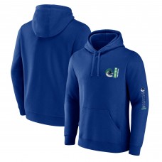 Vancouver Canucks Fanatics Blue Revolution Pullover Hoodie