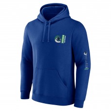 Vancouver Canucks Fanatics Blue Revolution Pullover Hoodie