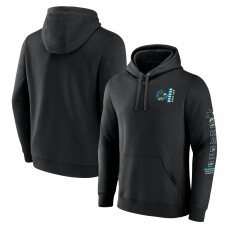 San Jose Sharks Fanatics Black Revolution Pullover Hoodie San Jose Sharks Fanatics Black Revolution Pullover Hoodie